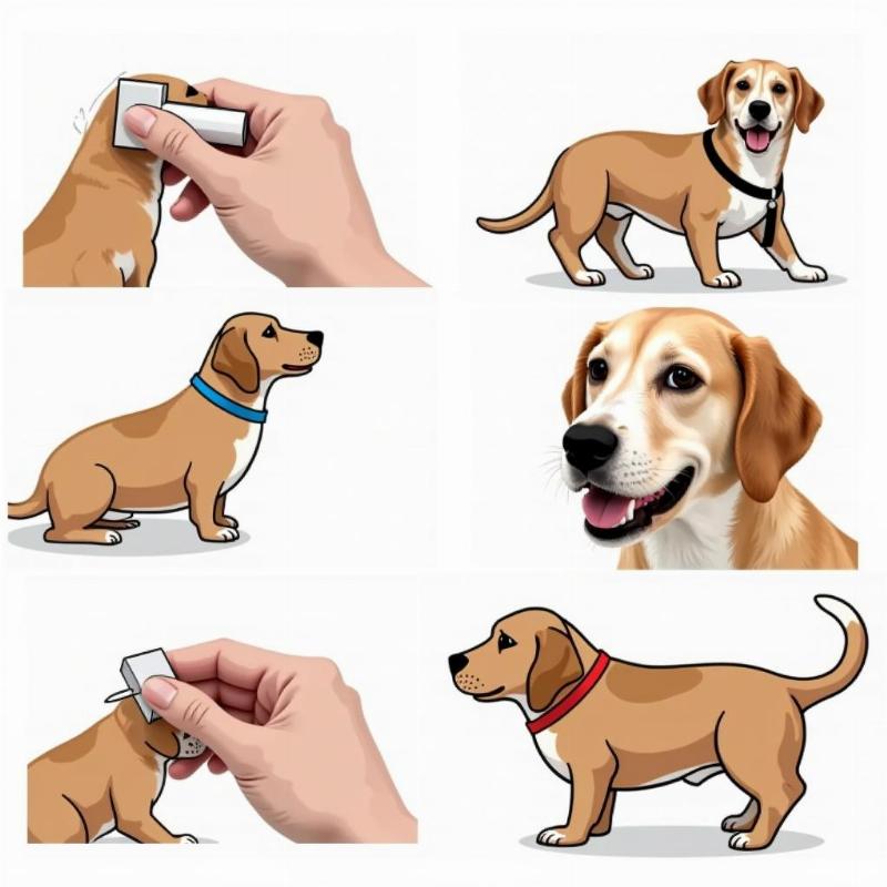 Administering Eye Drops to a Dog