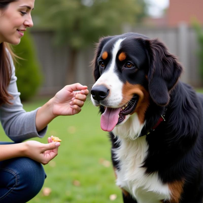 Adult Female Bernese in a Training Session