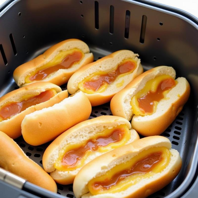 Air Fryer Hot Dog Buns