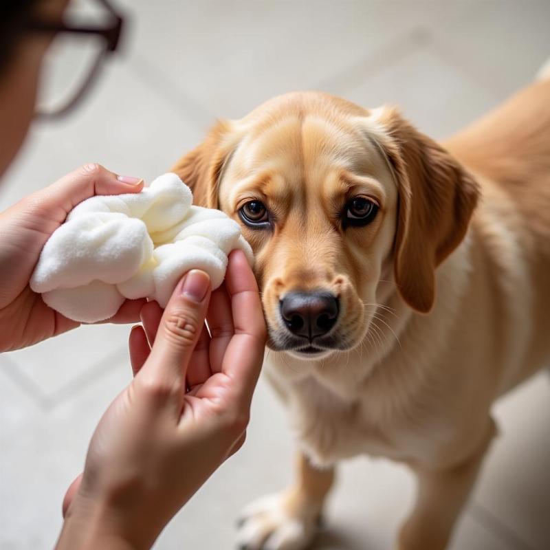 Safely Applying Diluted Tea Tree Oil to a Dog's Ear