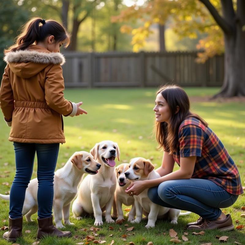 Asking Questions to a Dog Breeder