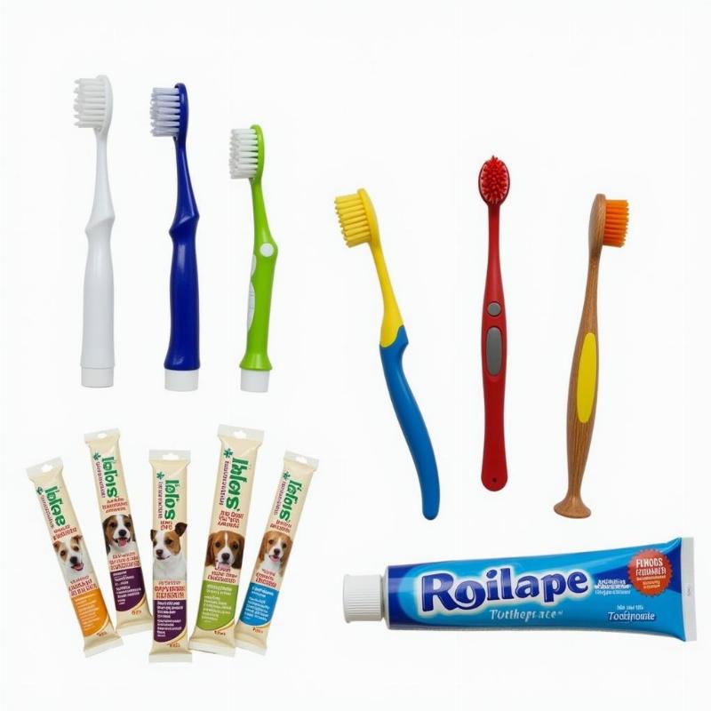 Dog Toothbrush and Toothpaste