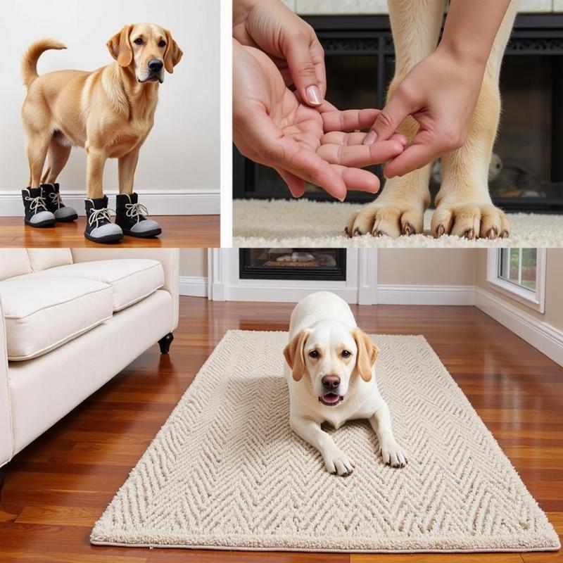 Protecting hardwood flooring from dogs