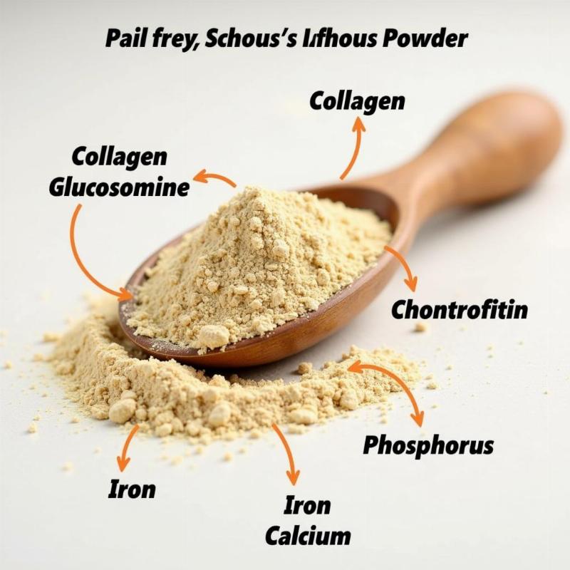 Bone marrow powder's key nutrients