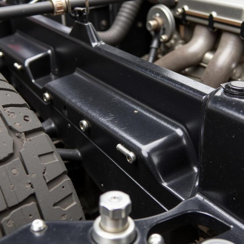 Brown Dog Motor Mounts Installed on a Jeep XJ