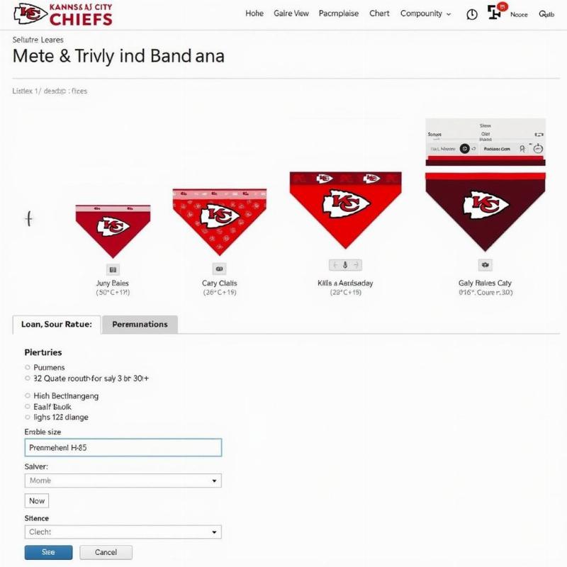 Buying Chiefs Dog Bandana Online