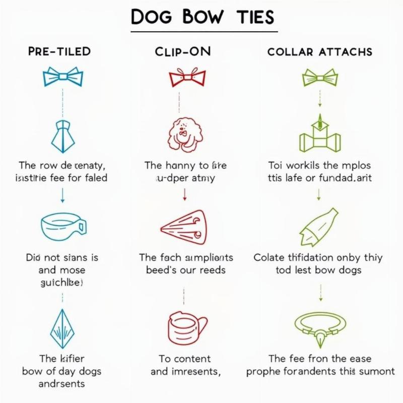 Types of Dog Bow Ties