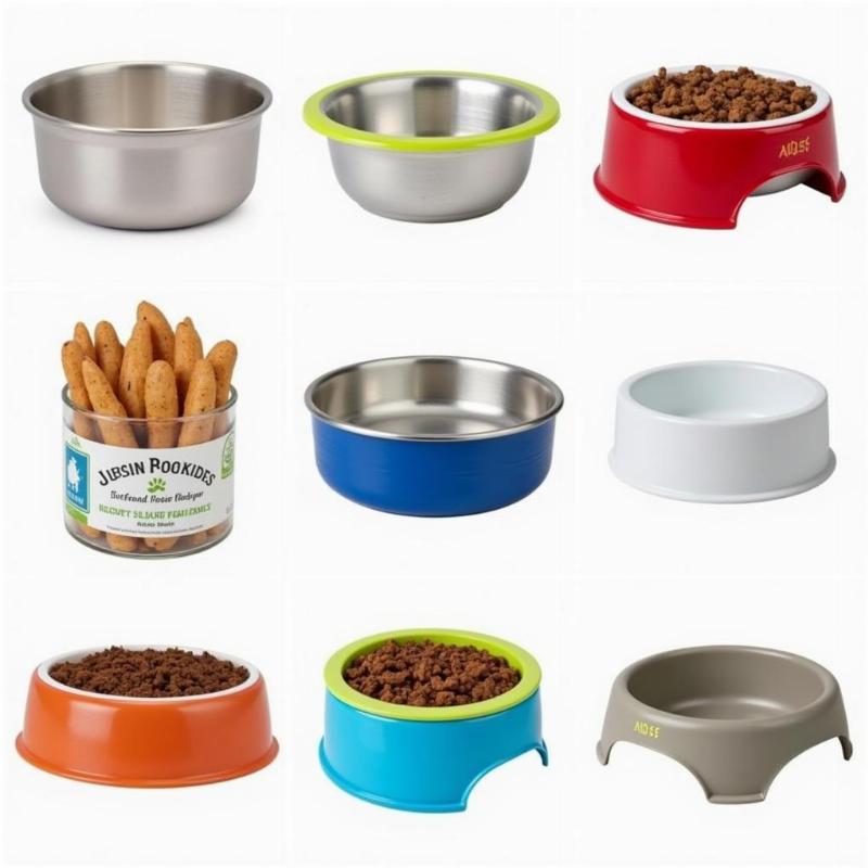 Different types of slow feed bowls for dogs