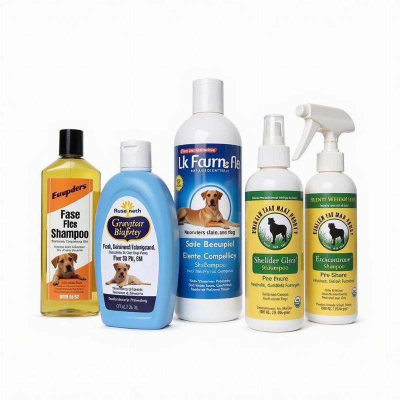 Various Types of Dog Flea Shampoos