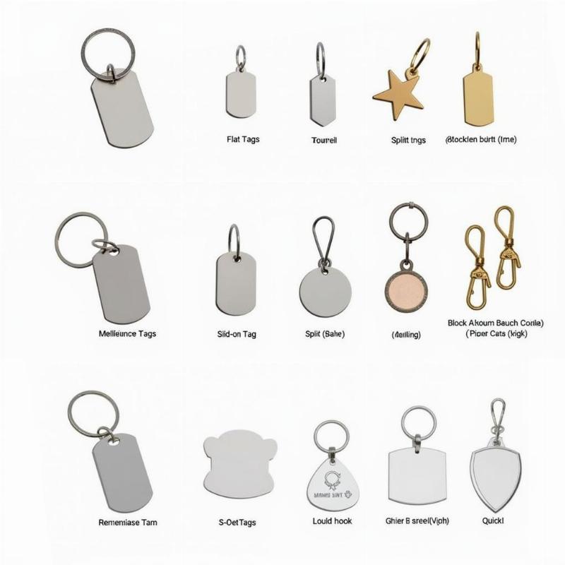 Different types of dog tags