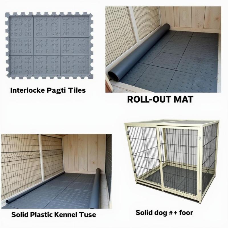 Types of Plastic Flooring for Dog Kennels