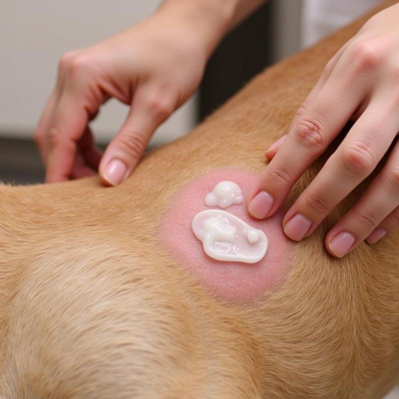 How to apply aloe vera gel on dogs