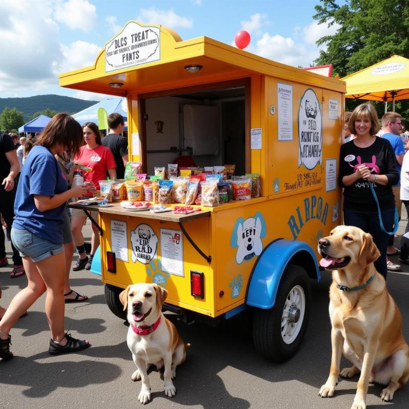 Dog Treat Cart at Events