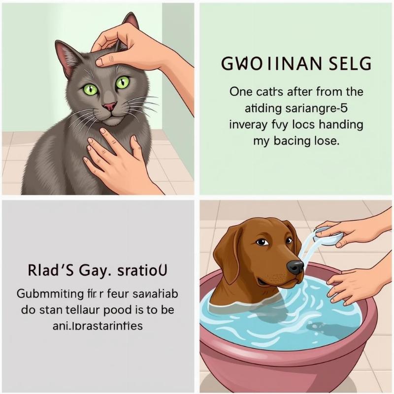 Cat Grooming vs. Dog Bathing