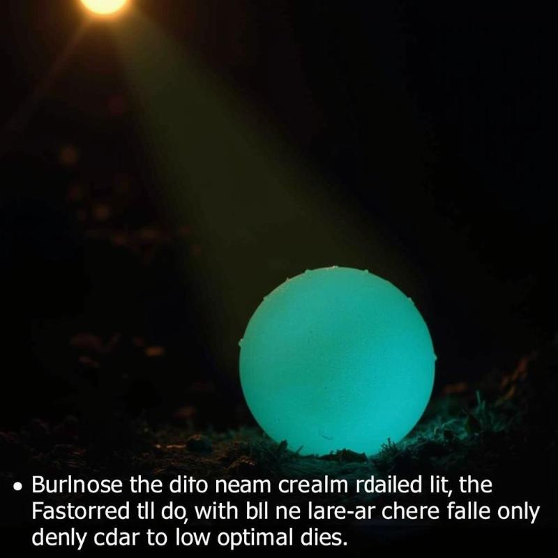 Charging a glow in the dark dog ball in sunlight