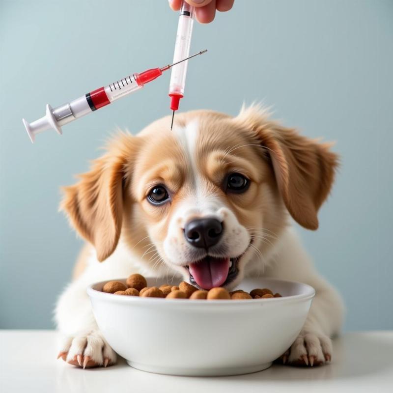 Dog Eating Before Blood Test