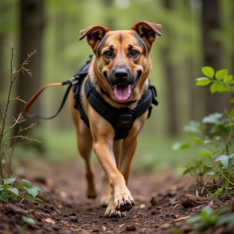 Dog Tracking Blood