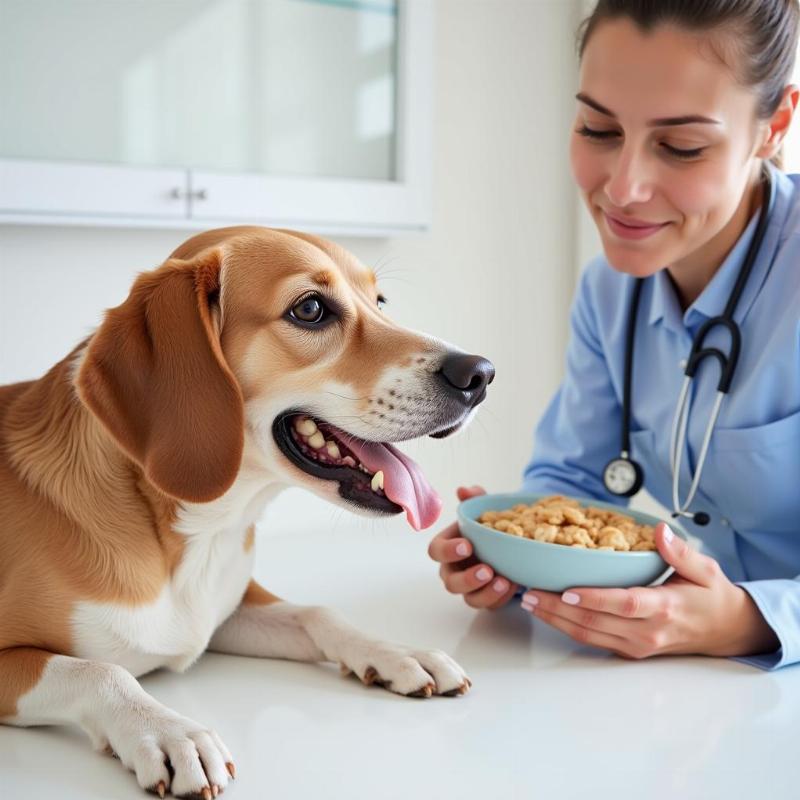 Dog at the Vet