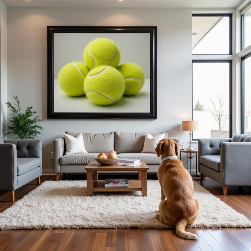 Decoding the Dog’s Gaze: Understanding the Fascination with Tennis Ball Paintings