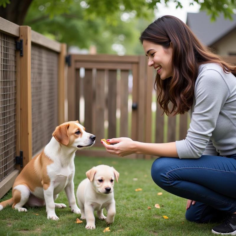 How to Introduce a Reactive Dog to a Puppy