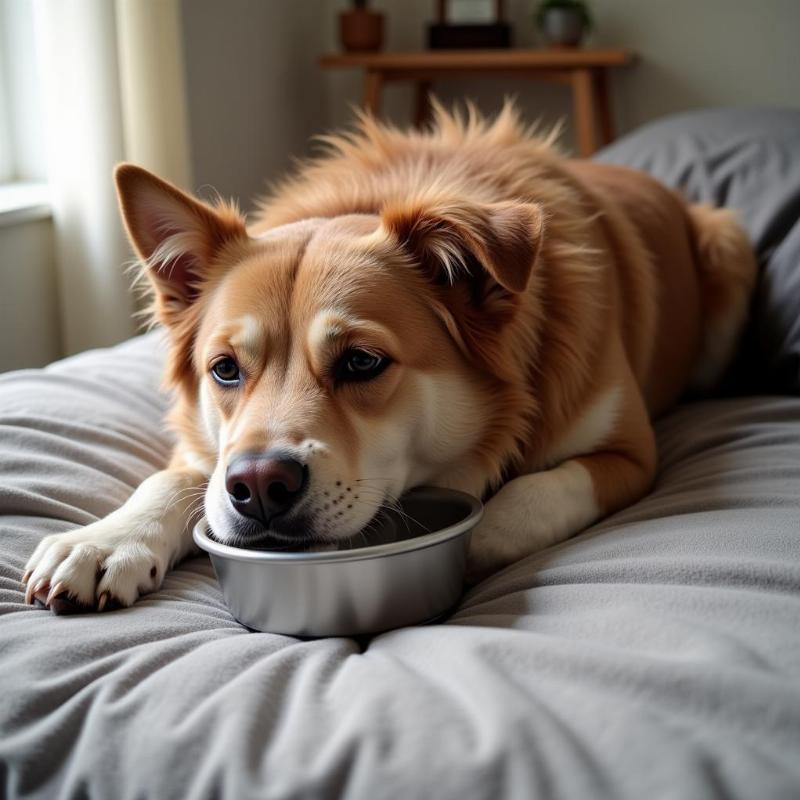 Dog After Daycare Pickup