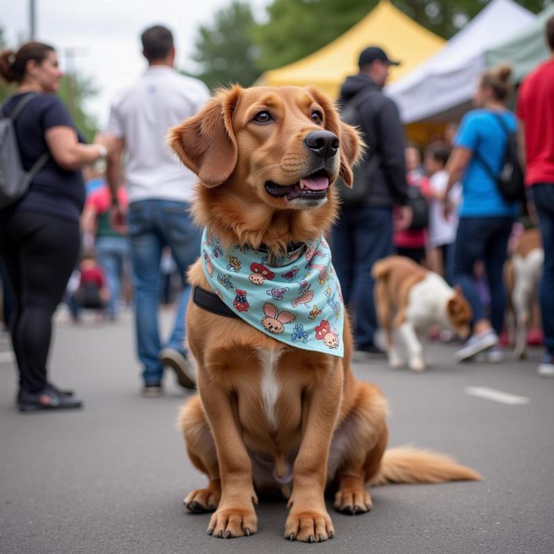 Dog at a Denver event