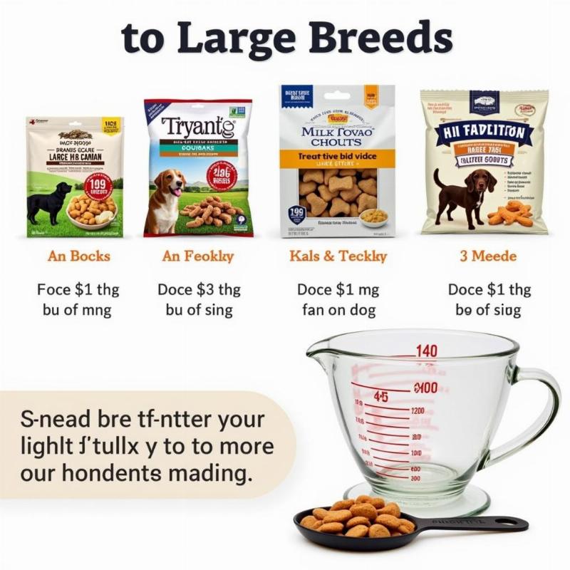 Choosing dog biscuits for large dogs