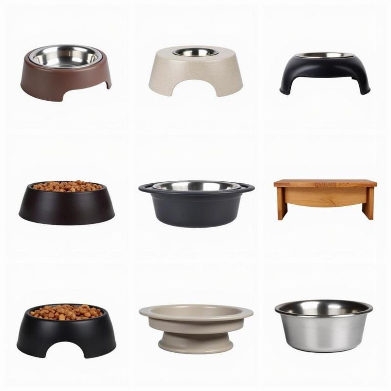 Selecting a tilted dog bowl for a French Bulldog