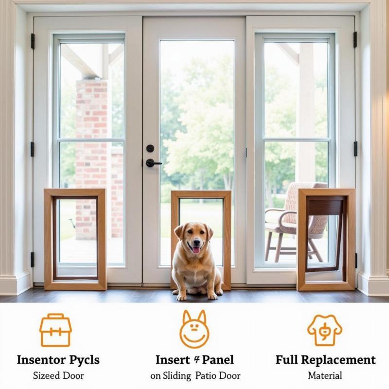 Choosing a dog door for a sliding glass door