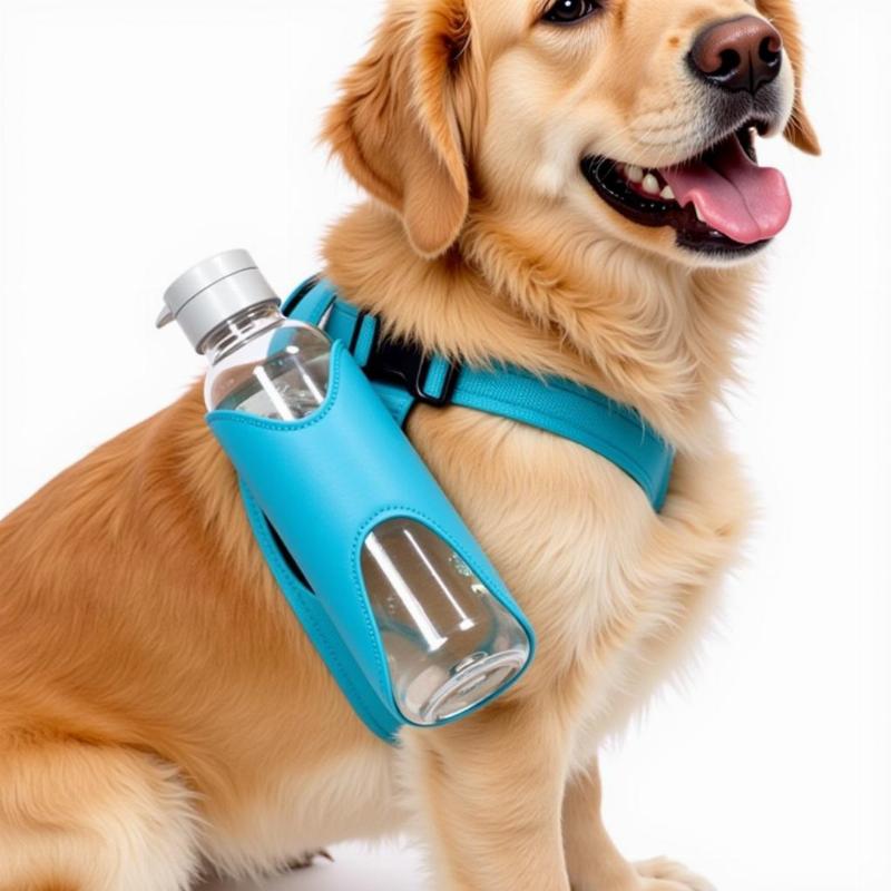 Choosing the right dog harness with a water bottle holder