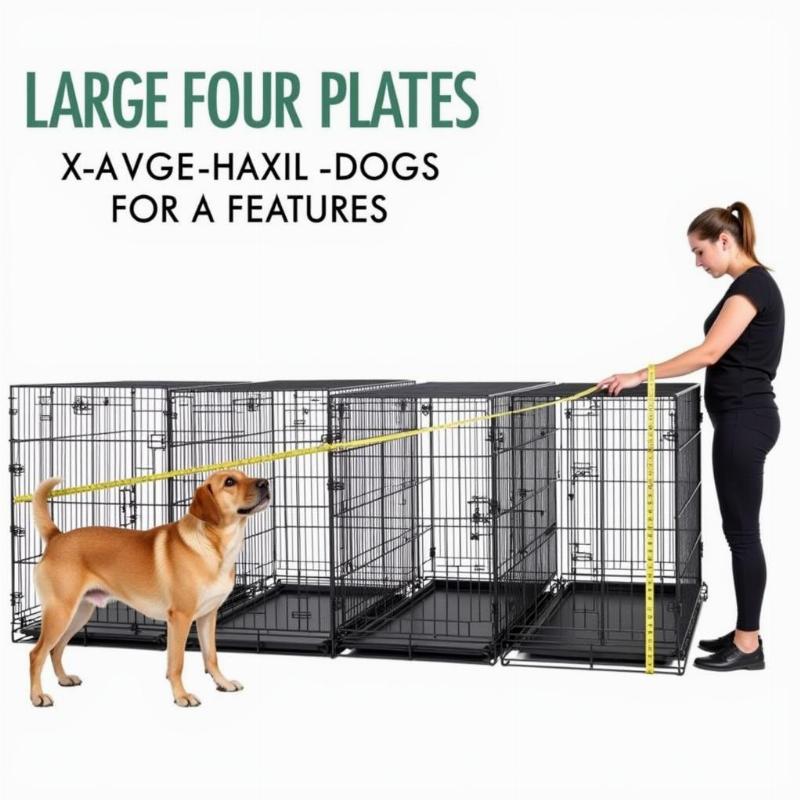 Choosing a large foldable dog crate for dogs