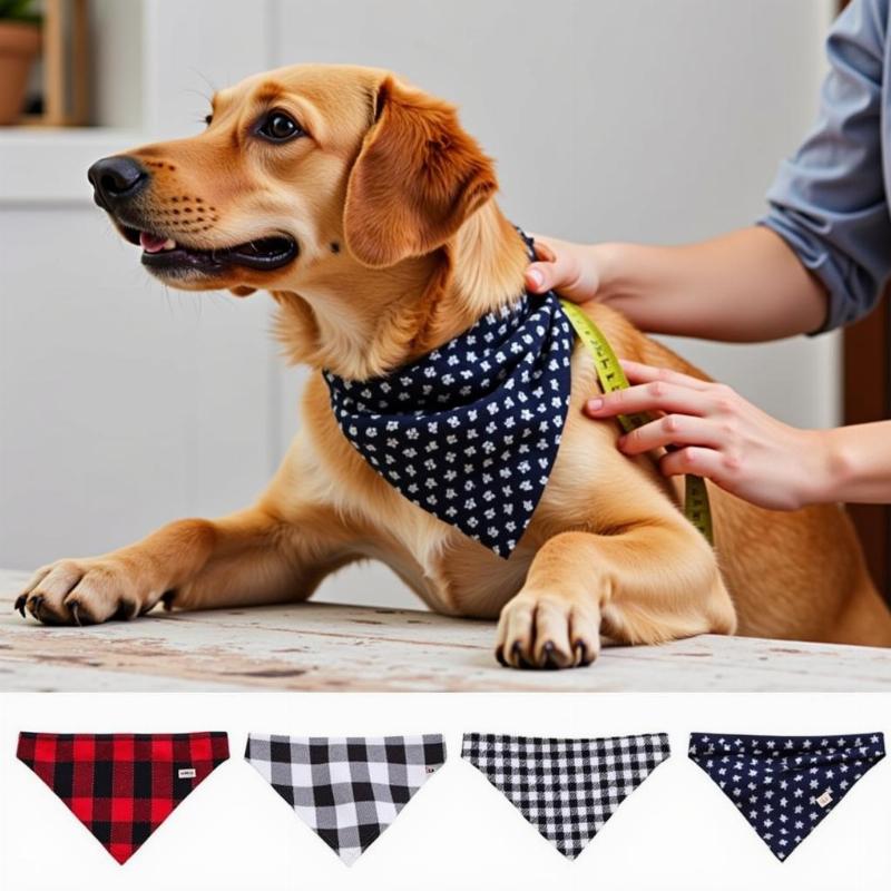 Choosing the Right Size Valentine's Day Bandana for Your Dog