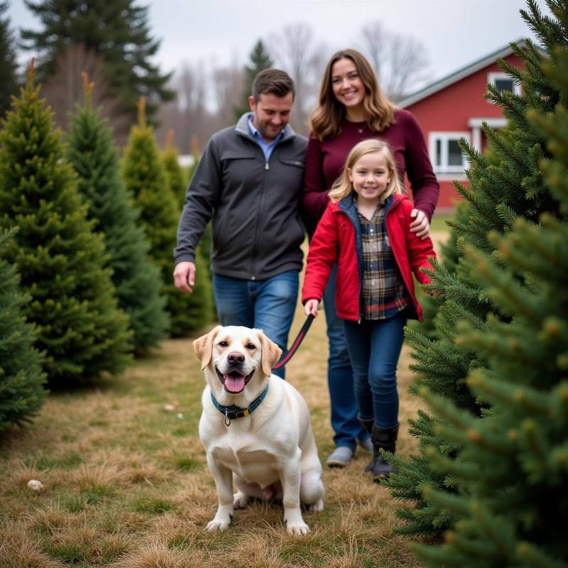 Choosing a Dog-Friendly Christmas Tree Farm