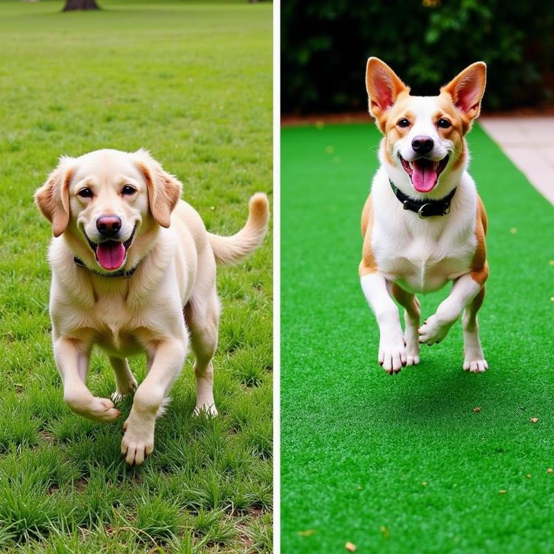 Clover and Artificial Turf