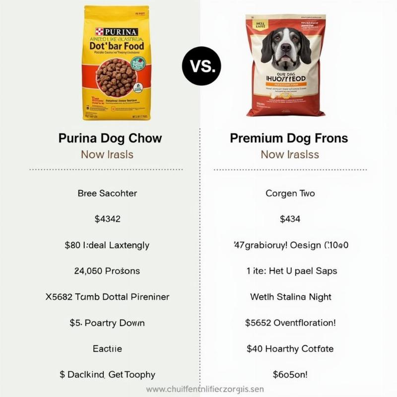 Comparing Dog Food Labels