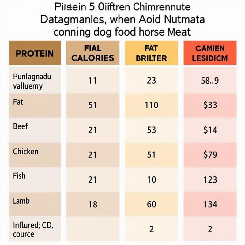 Comparing horse meat to other protein sources for dogs