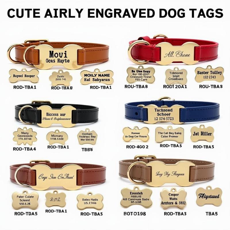 Engraved Dog Tags for Pets