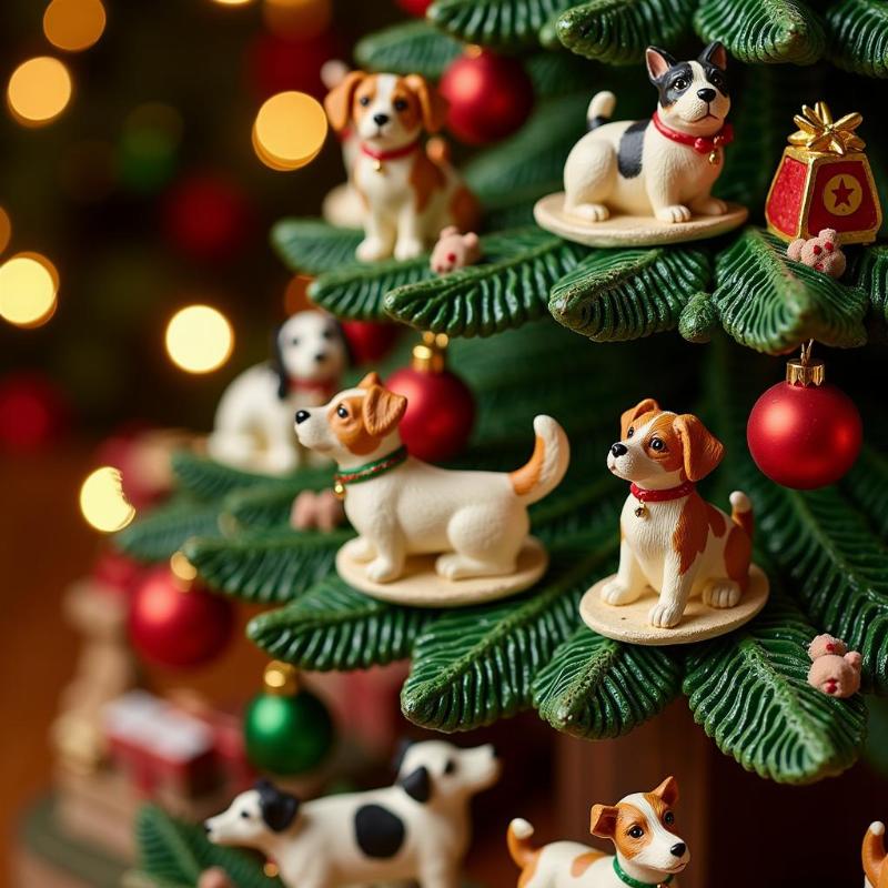 Danbury Mint Dog Christmas Tree Overview