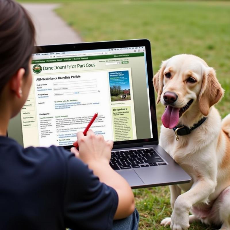 Applying for a Dane County Dog Park Pass