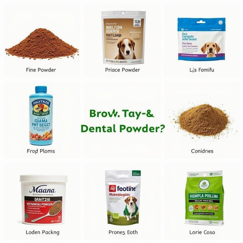 Various Types of Dental Powder for Dogs