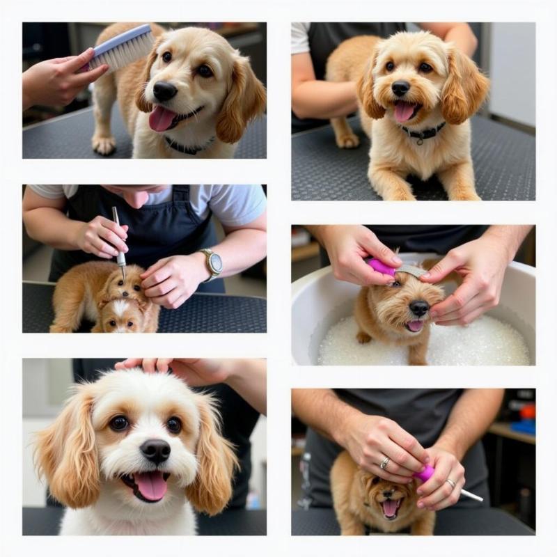 Dog grooming services available