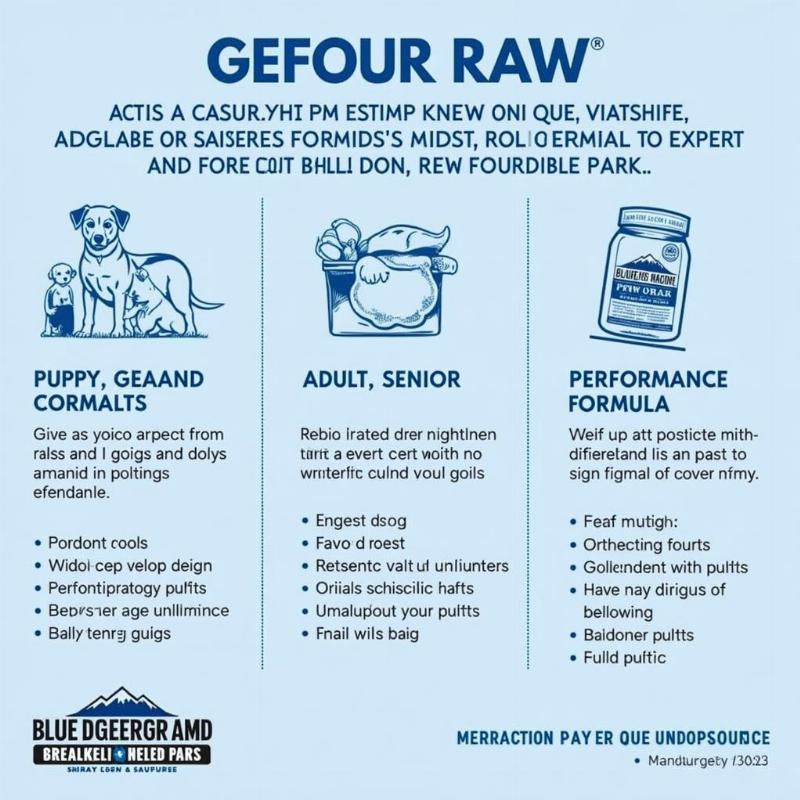 Different Blue Ridge Raw Formulas