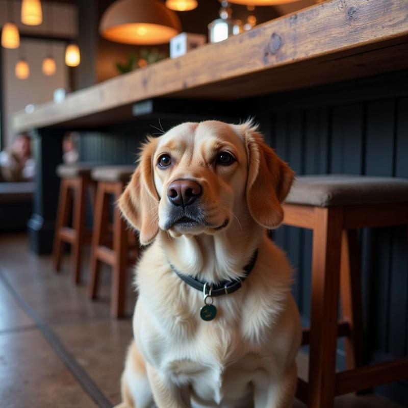 Dining with a dog in Melbourne, FL