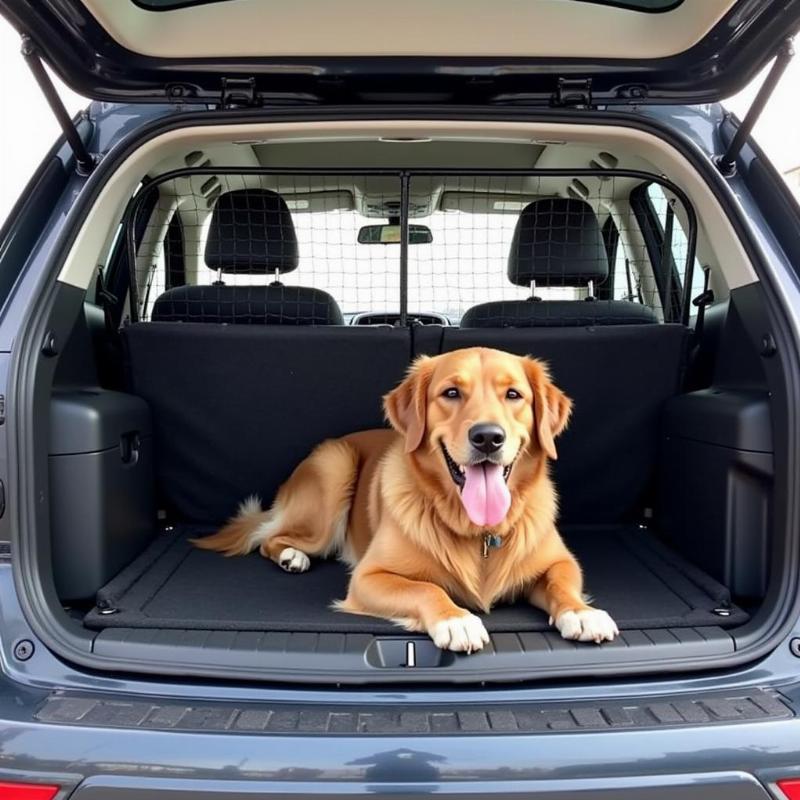 DIY Dog Barrier for SUV