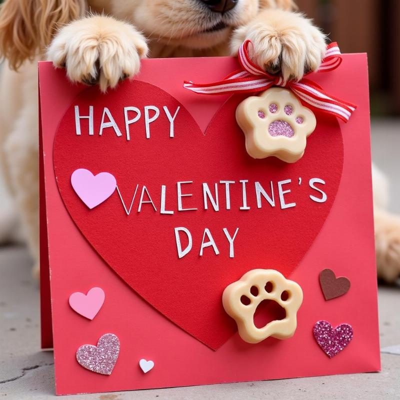 DIY Dog Valentine's Card