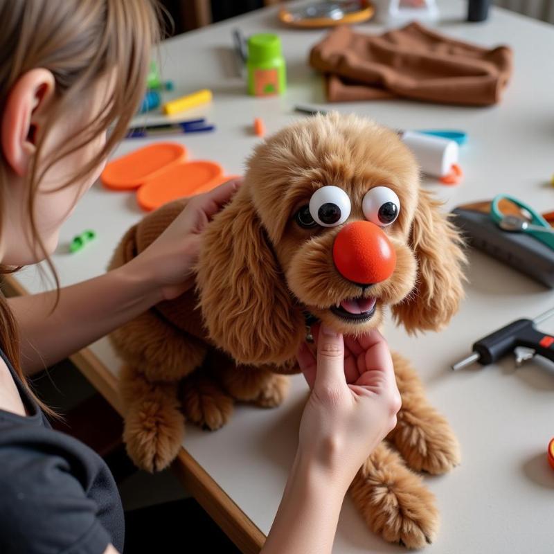 Creating a DIY Mr. Potato Head Dog Costume