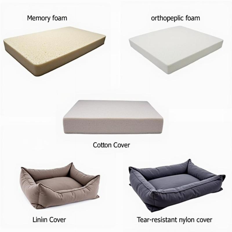 Dog Bed Materials Comparison