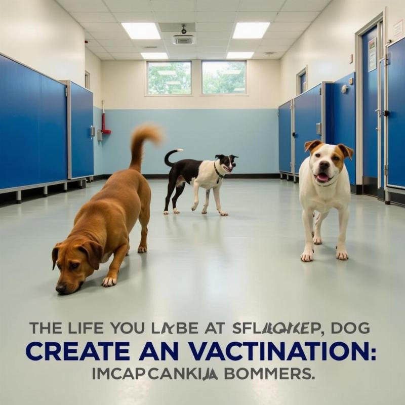 Dog Boarding Facility with Vaccinated Dogs