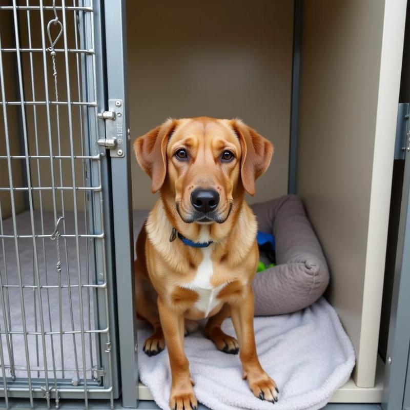 Comfortable Kennel at North Port Dog Boarding