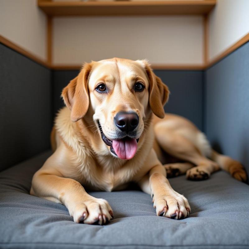 Happy Unneutered Dog at Boarding